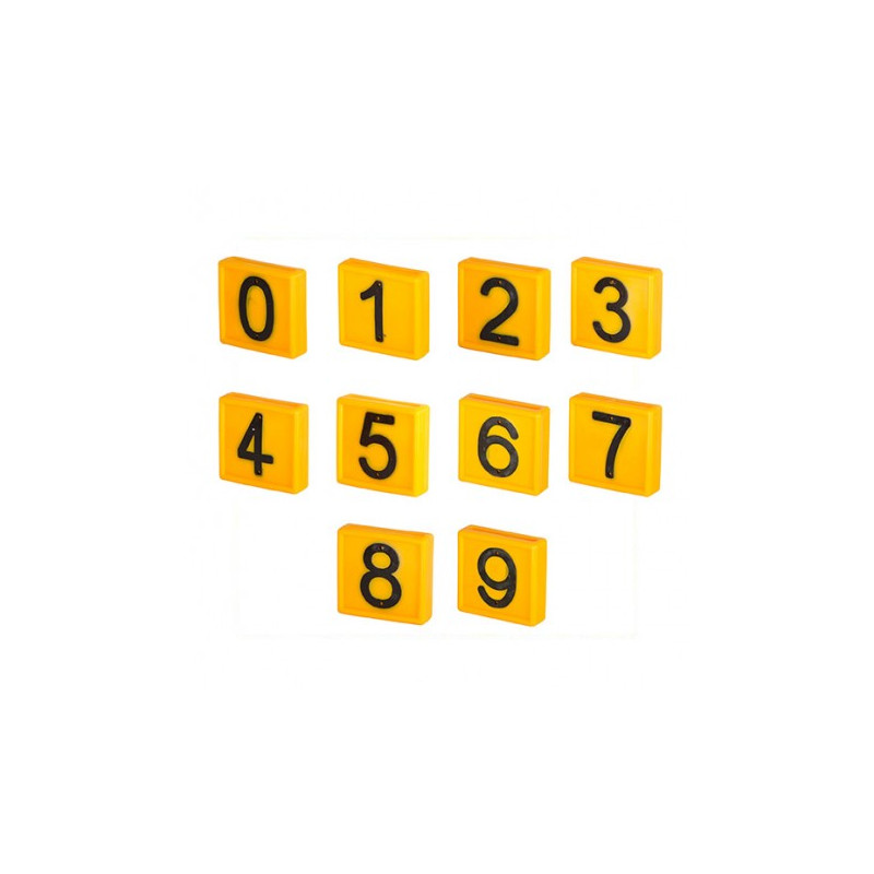 PLAQUETTES NUMEROTEES
