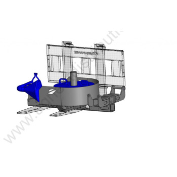 Dérouleuse de fil barbelés