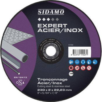 Disque à tronçonner Expert Acier/Inox