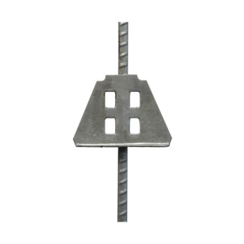 Piquet oval avec isolateur de tête