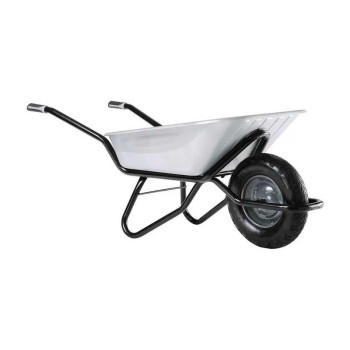 Brouette Clipso galva roue gonflée 100L