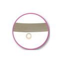 24668-Tuyau à air simple silicone translucide D.7x13 mm - Rouleau de 25 m
