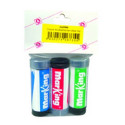 02112-Assortiment bleu + vert + rouge - Lot de 3