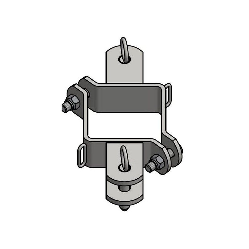 BRIDE POUR POTEAU CARRE 100 X 100