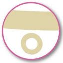 03278-Tuyau à lait silicone tra. 15x27 mm - au mètre